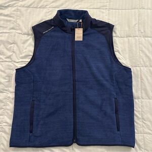 Peter Millar Fade Golf Vest | Men’s XL | Navy Blue - NEW